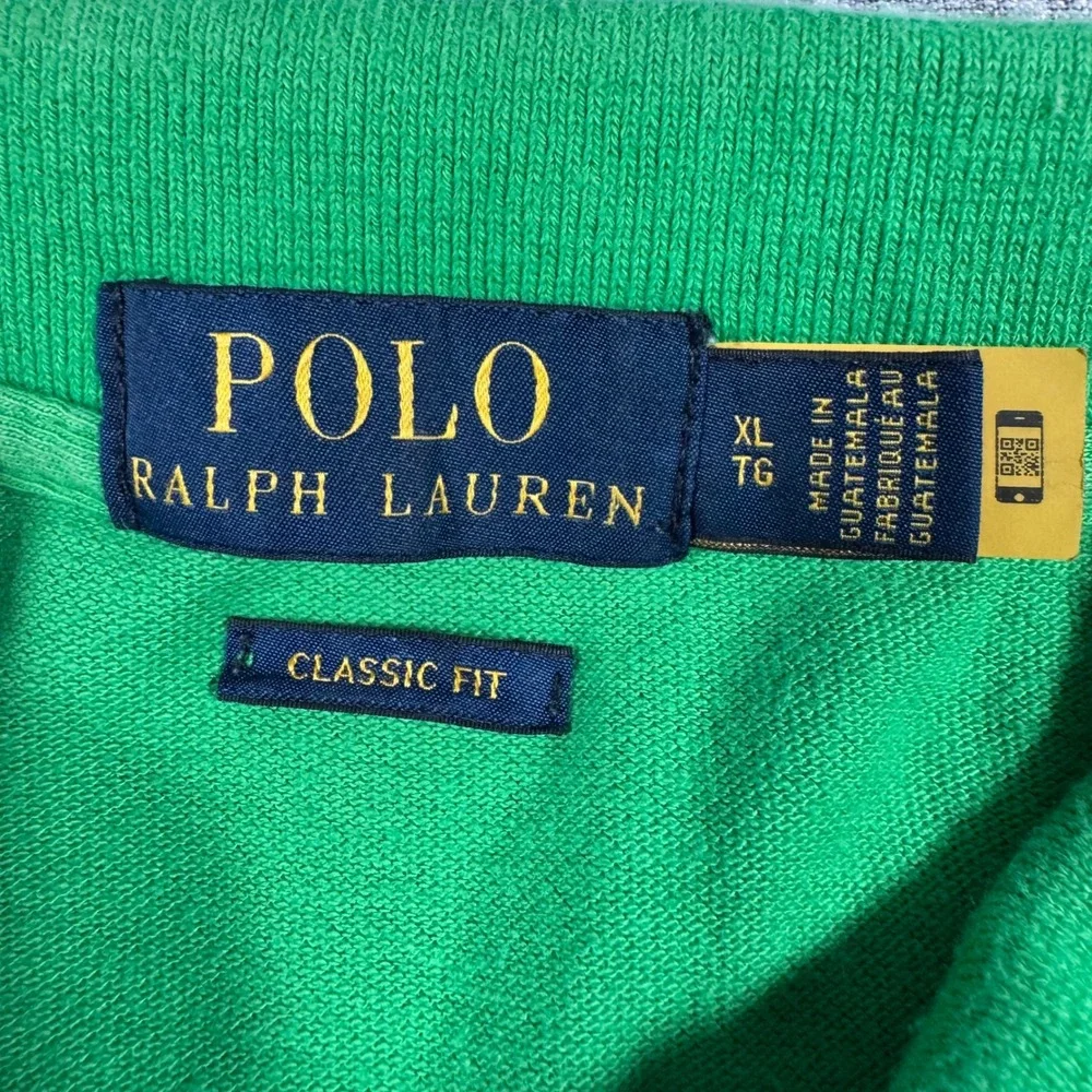 Polo Ralph Lauren Polo Shirt Mens XL Green Classic Fit Short Sleeve Pony Logo